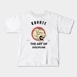 Karate: The Art of Discipline Kids T-Shirt